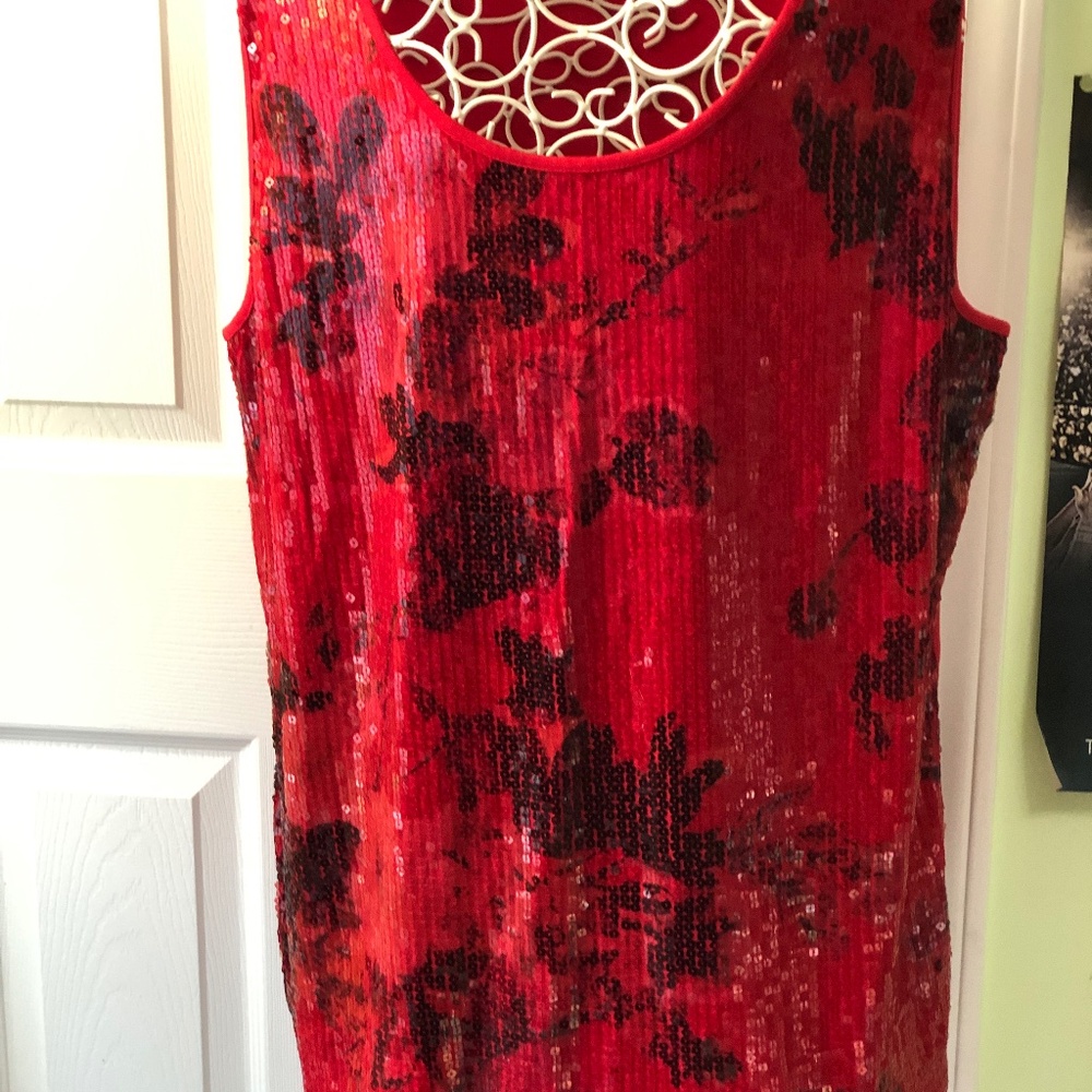 BASLER Women Size XL Red Top